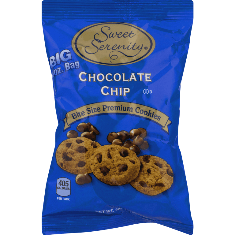 Sweet Serenity Bulk Chocolate Chip Cookies, 3 Oz, 48 Count