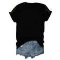 thumbnail image 6 of AKEGAMN Women's Daily Casual Printed Short Sleeve O-Neck T-Shirt, Black S-XXL, 6 of 6