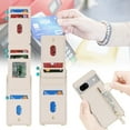 thumbnail image 3 of for Google Pixel 7 Case with Card Holder for Women,Pixel 7 Phone Case Wallet with Strap Credit Card Slots Crossbody with Kickstand Zipper Shockproof Case for Pixel 7 - Warm White, 3 of 13