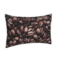 thumbnail image 2 of Haiem Pillowcase for Hair and Skin Queen - Coffee Bean Printed Soft Pillowcase with Envelope Closure-14"x20", 2 of 9