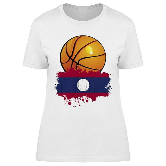 Laos Basketball Team T-Shirt Women -Image by Shutterstock Women T-Shirt, Female Medium