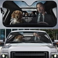 thumbnail image 4 of Inspired Dog Design Car Sunshade For Pet Lovers, 4 of 5