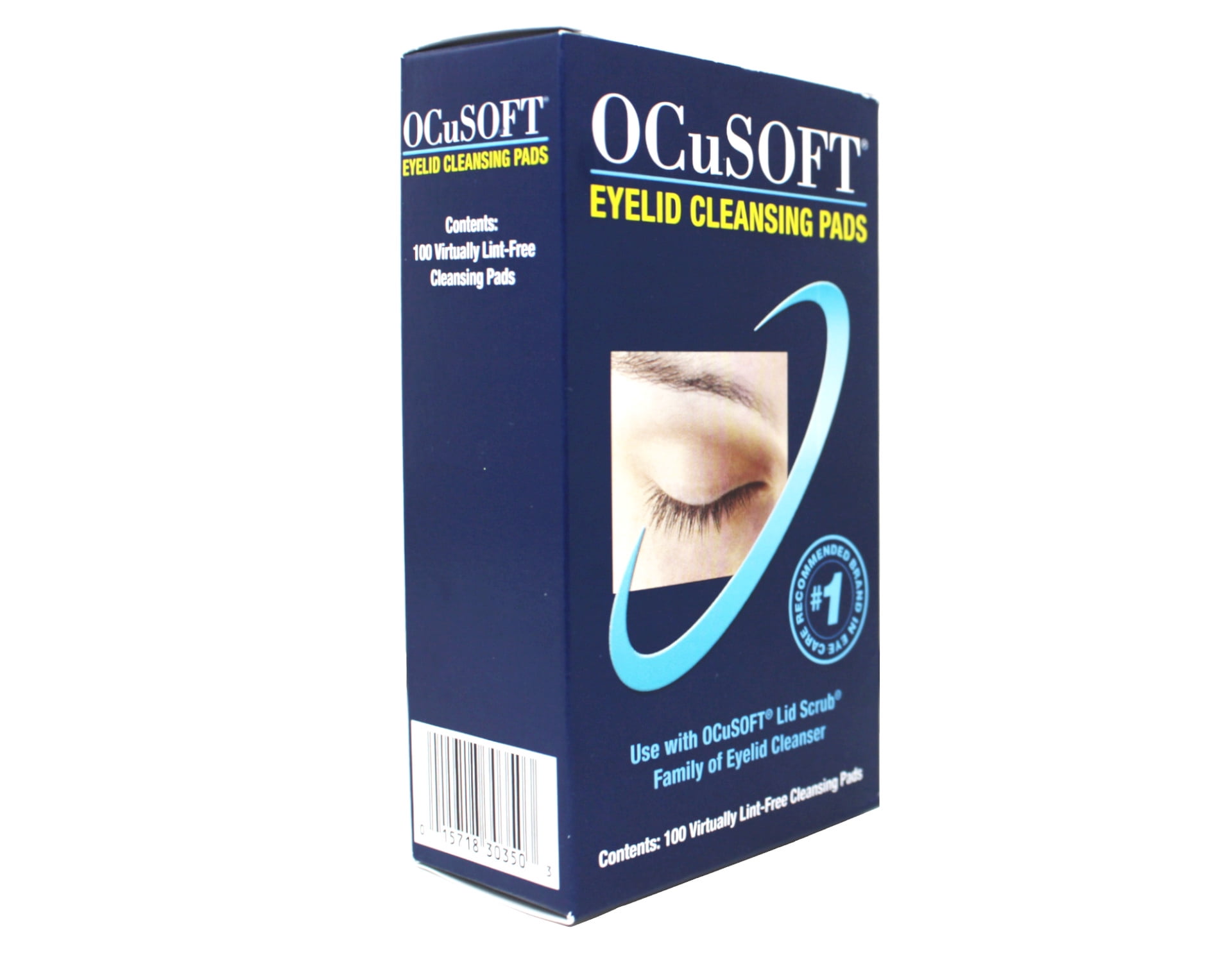 Ocusoft Eye Lid Virtually Line Free Cleansing Pads, 100 Ea, 5 Pack
