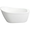 thumbnail image 6 of Proflo PFFSOS25932WH Bingham 59" Free Standing Acrylic Soaking Tub - White, 6 of 7