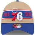 thumbnail image 2 of Men's New Era Tan/Royal Philadelphia 76ers 2024 NBA Draft 9TWENTY Adjustable Hat, 2 of 6