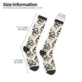 thumbnail image 5 of Balery Snake Printed Novelty Socks Men's Women's Crew Socks Sports Socks Knee High Socks Cotton Socks Quirky and Cool Socks, 5 of 9