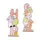 thumbnail image 2 of 2 piezas de madera Feliz Pascua decoraciones de mesa signos decorativos huevos adornos regalo para patio, , jardín, vacaciones, césped, 2 of 9