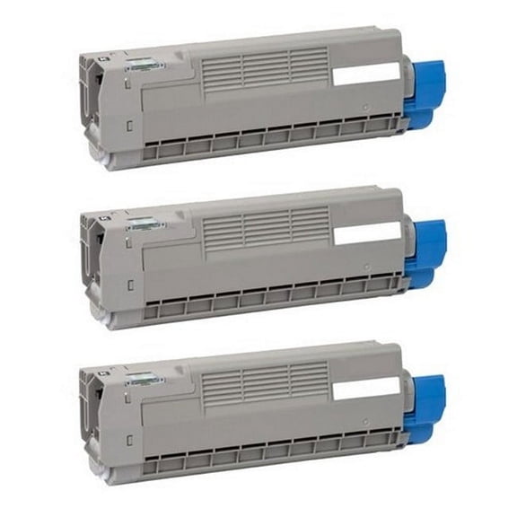 PrinterDash Compatible Replacement for OKI46507504_3PK - Black