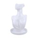 thumbnail image 2 of Elegante collar de cadena, joyería, busto, collar, exhibición, decoración, maniquí, colgante blanco, 2 of 9