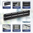 thumbnail image 2 of TRENDnet TC-P48C6 Cat6 48-port Unshielded Patch Panel, 2 of 7