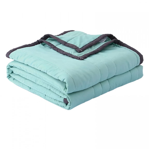 Arlajo Premium Soft Pink Weighted Blanket for Adults 100% Cotton,Breathable,Heavy Blanket for Better Sleep,100X140Cm,15 Lbs