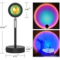thumbnail image 2 of Sunset Lamp Projector, Sunset Light, LED Lamp Projection Night Light, 180 Degree Rotated Adjustable, Modern Floor Stand Light & USB Charging, Photography/Selfie/Home/Living Room/Bedroom Decor, 2 of 6