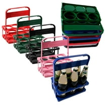 Bobasndm Collapsible Plastic Drink Holder 6 Cup Reusable Drink Delivery Beer Bottle Holder with Handle for Parties,Restaurant