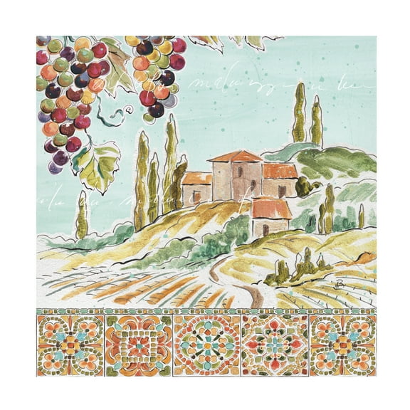 Daphne Brissonnet 'Tuscan Breeze III' Canvas Art