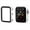 silver, variant on Glass case for Apple Watch serie 6 5 4 3 SE 42mm 38mm iWatch case 44mm 40mm Bumper screen Protector Cover Apple watch Accessorie