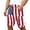 62Red250, variant on Patriotic Graphic Workwear Casual Shorts For Man 250th Anniversary Celebration Cargo Shorts Beach Vacation Comfortable Bottom
