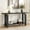 Black, variant on Euroco 63" Long Console Table, Solid Wood Narrow Sofa Table Behind Couch with Open Shelf,Modern Entryway Table for Hallway Living Room,Black