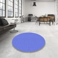 thumbnail image 4 of Ahgly Company Machine Washable Indoor Rectangle Transitional Sky Blue Area Rugs, 4' x 6', 4 of 7