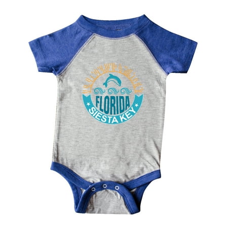 

Inktastic Siesta Key Florida Beach Vacation Gift Baby Boy or Baby Girl Bodysuit