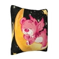 thumbnail image 2 of ZICANCN Teddy Bear Moon Mood Star Decorative Throw Pillow Covers, Bed Couch Sofa Decorative Knit Pillow Covers for Living Room Farmhouse, 22"x22", 2 of 8