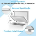 thumbnail image 6 of Costway 5 Cubic Feet Chest Freezer w/Removable Storage Basket Deep Freezer, 6 of 10
