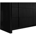 thumbnail image 5 of Meridian Furniture Fluted Black Oak Veneer Dresser, 5 of 13
