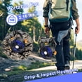 thumbnail image 6 of Camping Fan with LED Lantern & Timer, 10000mAh Rechargeable, Quiet Portable Tent Fan with Hook, USB Desk Fan for Camping, Hiking & Travel, 6 of 9