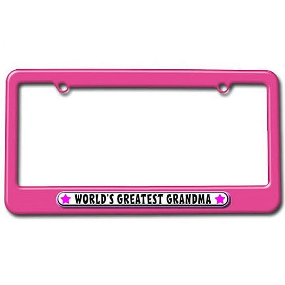 World's Greatest Grandma License Plate Frame - No. 2