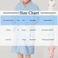 thumbnail image 2 of Cethrio Girls Sleepwear Robes, Short Sleeve Soft Warm Flannel Girls' Bathrobes White Size 1-10T, 2 of 5
