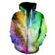 thumbnail image 1 of Sudadera con capucha y cremallera para hombre, con estampado de humo colorido de otoño, estilo Harajuku, estilo hip hop, unisex, de gran tamaño, 1 of 6