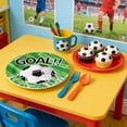 thumbnail image 6 of 10 Pcs Soccer Paper Plates Birthday Party Supplies Disposable 9 Inch Dinner Plate for Sports Birthday Party Soccer Fans Decorations, 6 of 6