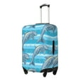 thumbnail image 2 of Haiem Dolphin Luggage Cover,Durable, Washable Suitcase Protector With Anti-Scratch Technology - Keep Your Luggage Looking New Medium, 2 of 9