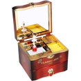 thumbnail image 1 of Caja de joyería de música de ballet con tema de niña, caja de joyería de música mecánica blanca, caja de música para niños con cajón, afinación del lago de los cisnes, regalos de cumpleaños,, 1 of 5