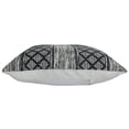 thumbnail image 6 of Laddha Home Designs Handwoven Diamond Cotton Throw Pillow Cover - 20" - Gray and Black, 6 of 8