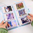 thumbnail image 4 of Inteprter Álbum de fotos de 3 pulgadas para el hogar, protector transparente Universal para fotos, soporte de página, organizador de libros, Almacenamiento y organización del hogar Azul, 4 of 6