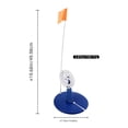 thumbnail image 2 of Ice Tip Up With Orange Pole Tip Up Indicators Ice Tip Up Winter Rod Marker For Winter Tackle Things for Men Tip up Rig Ice Ice Sled for Ice Terminal Tackle Storage Pocket Fisherman Clam 560 Large Ice, 2 of 3