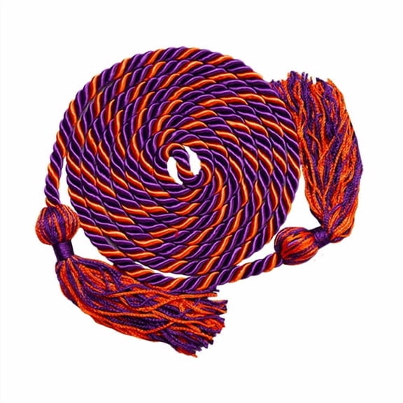 Honors Graduation Academic Honor Cord |(Purple/Orange)