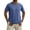Blue, variant on Mens Training T-Shirts Short Sleeve Lightweight Casual Crew Neck Basic Tees Breathable Summer Tops for Weekend Exercise Gray L