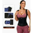 thumbnail image 2 of MANIFIQUE Sauna Suit for Women Waist Trainer Vest for Women Sweat Tank Top Shaper for Women with Zipper, 2 of 5