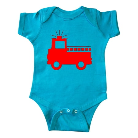 

Inktastic Red Fire Engine Gift Baby Boy or Baby Girl Bodysuit