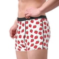 thumbnail image 2 of Uemuo Cartoon Strawberry Pattern Men's Boxer Briefs,Trunk Anti-Chafing,Comfortable, Durable, and Stylish Underwear-, 2 of 9