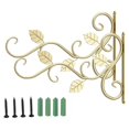 thumbnail image 1 of Ganchos De Jardín Para Cesta Colgante, Soporte Para Plantas, Soporte De Cesta Colgante De Hierro Forjado Con Tornillos Para Macetas, Macetas, Farol 2 Uds. Noticed HA036992-00, 1 of 6