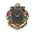 thumbnail image 1 of Erazor Bits United States Navy The Sea Is Ours Reflective Vinyl Decal, 4", 1 of 3