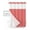 Red, variant on No Hook Shower Curtain with Snap in Liner, Pink Red Long Wave Pattern Texture Hotel Shower Curtains for Bathroom, Washable Shower Curtain Liner Set with Mesh Top Window, 36"x72"