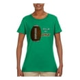 thumbnail image 2 of Wild Bobby Football Fingerprint It's in My DNA Sports Women Graphic Tee, 2 of 6