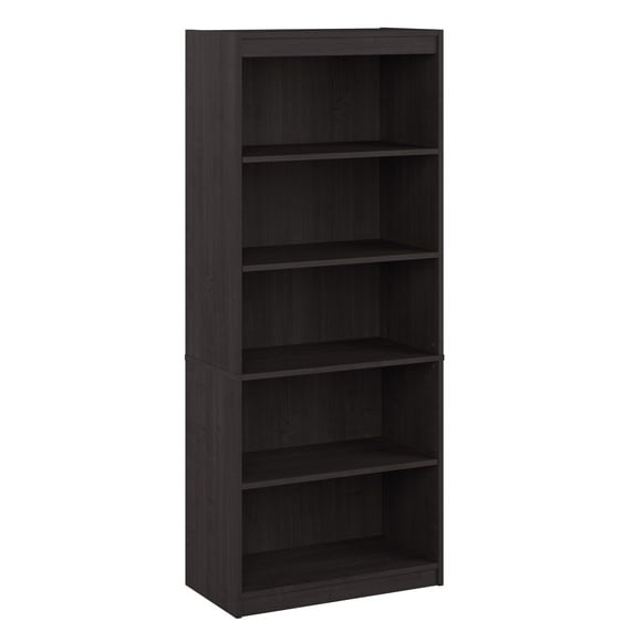 Bibliothèque à 5 tablettes Logan de Bestar, érable graphite