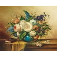 thumbnail image 2 of Pila 31x26 Gold Ornate Wood Framed with Double Matting Museum Art Print Titled - ANNIVERSARY BOUQUET, 2 of 4