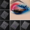 thumbnail image 4 of maskred Eye Face Rhinestone Self Adhesive Stickers Makeup DIY Costume Accessory Type 5 1Set, 4 of 6