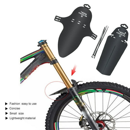Tuscom 1 Set Cycling MTB Mountain Bike Bicycle Front + Rear Mud Guards Mudguard