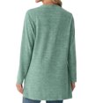 thumbnail image 7 of Women's Lightweight Cardigan Long Sleeve Sweater Open Front Casual Fall Cardigans with Pockets,Light Green XL, 7 of 7